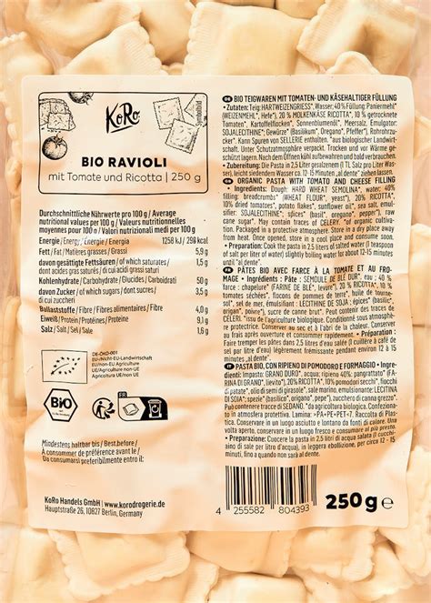 Bio Ravioli Mit Tomate Und Ricotta G Adventist Book Center Eu