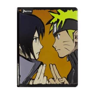 Cuaderno Cosido 100 Hojas Cuadriculado Naruto Duo Tienda Norma