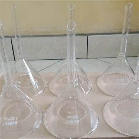 Jual Corong Kaca 90mm Pyrex Funnel Kaca 90mm Pyrex Shopee Indonesia