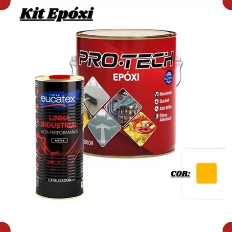 Kit Epóxi Catalisável Pro tech Peg Pinte Eucatex Cores