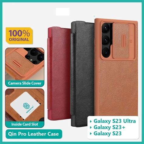 Jual NILLKIN CASE QIN PRO SAMSUNG S23 S23 PLUS S23 ULTRA Leather Flip