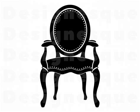 Chair Svg Throne Svg Chair Clipart Chair Files For Cricut Etsy