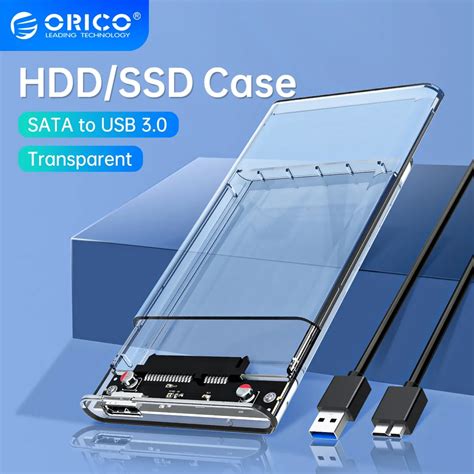 ORICO Bo Tier Transparent Pour Disque Dur Externe SATA Vers USB 3 0 2 5