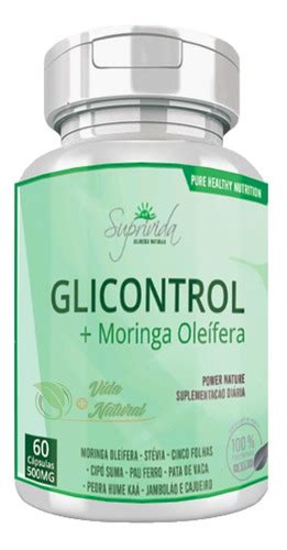 Glicontrol 60 Caps Original Controla Glicose Nota Fiscal