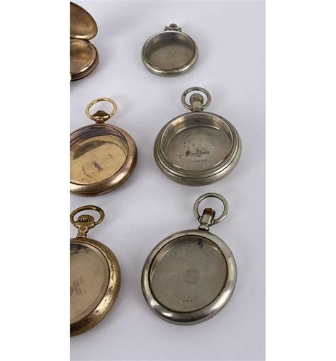 Bid Now: GROUP OF ANTIQUE POCKET WATCH CASES - November 6, 0122 9:00 AM MDT