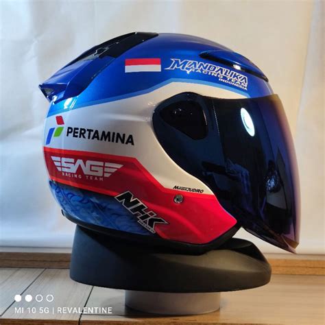 Jual NHK R6 X MANDALIKA Limited Edition PAKET GANTENG ORIGINAL HELM