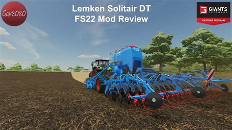 Lemken Solitair Dt Farming Simulator Mod Review Youtube