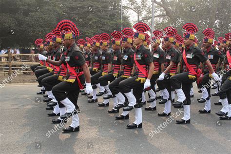 Soldiers Indian Army Doing Parade During Editorial Stock Photo - Stock ...