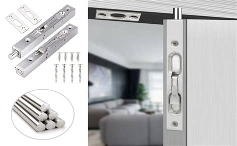 Amazon Buzifu Pack Door Flush Bolt Latch Inch Concealed Door