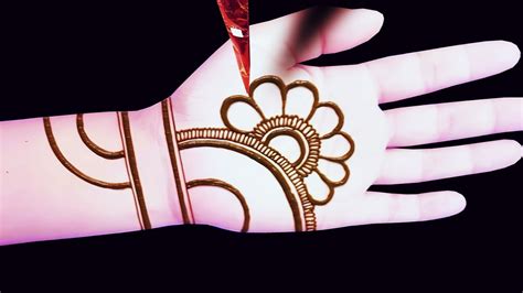 Raksha Bandhan Mehndi Design Latest Easy Stylish Backhand Mehndi