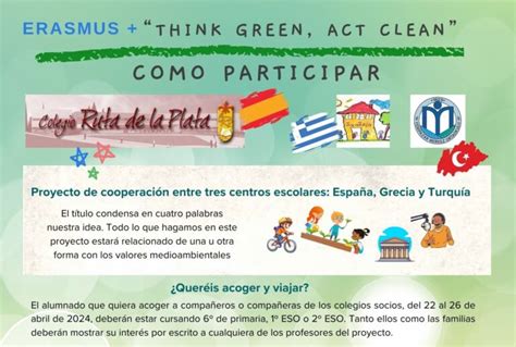 Solicitud Proyecto Erasmus KA210 Think Green Act Clean Home