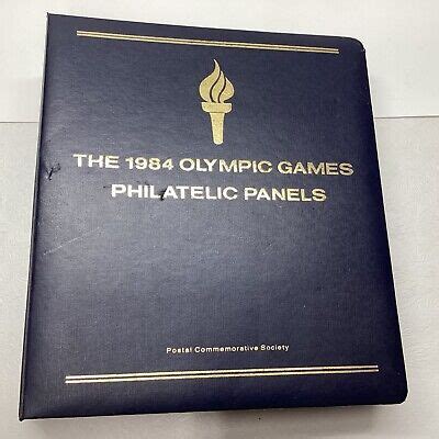 Large Olympic Games Philatelic Panels Collection In Binder Ebay