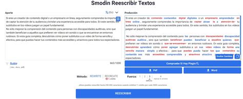 Top 7 Páginas con IA para Reescribir Textos en 1 Minuto