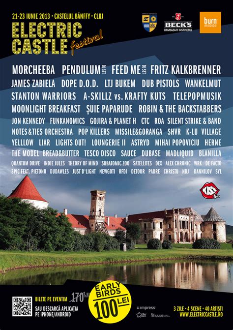 Festivalul Electric Castle Lineup Final Modernism