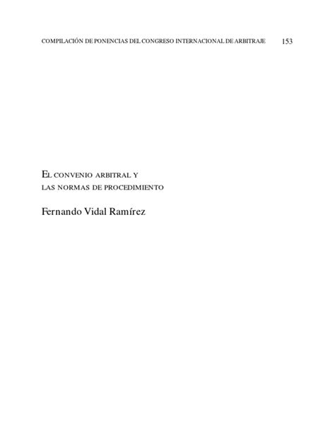 Pdf Convenio Arbitral Definicion Dokumen Tips