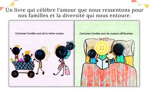 Une Poignée De Boutons Livre Pour Enfants Sur La Diversité Des Familles French