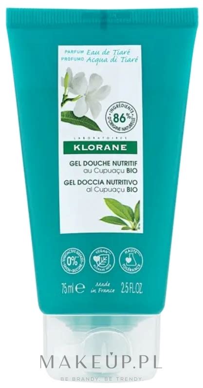 Klorane Nourishing Shower Gel With Organic Cupuasu Oil And Tiare Water