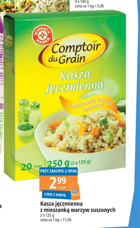 Kasza Jęczmienna Z Warzywami Wiodąca Marka Comptoir De Grain Cena