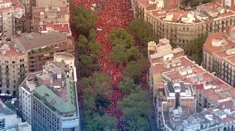 Imatges A Ries De La Manifestaci De La Diada De L De Setembre Un