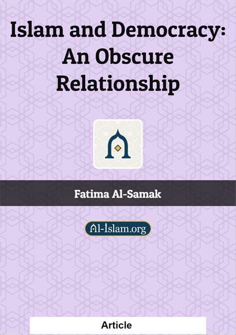 Islam And Democracy An Obscure Relationship Al Islam Org