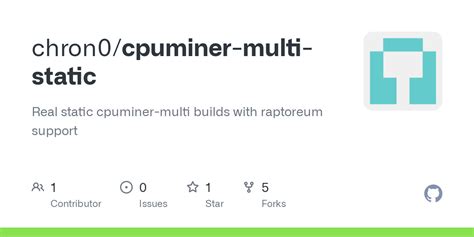 GitHub Chron0 Cpuminer Multi Static Real Static Cpuminer Multi