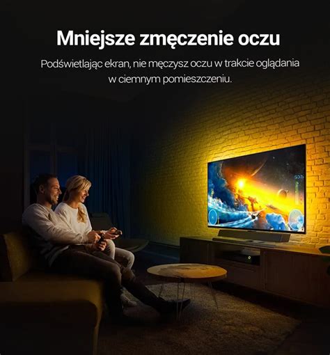 Ta Ma Led M Rgb Usb Pod Wietlenie Do Tv Ledy Pilot Aplikacja