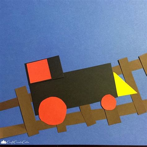 Fun Train Craft: Learning Shapes With Trains For Preschoolers Trains ...