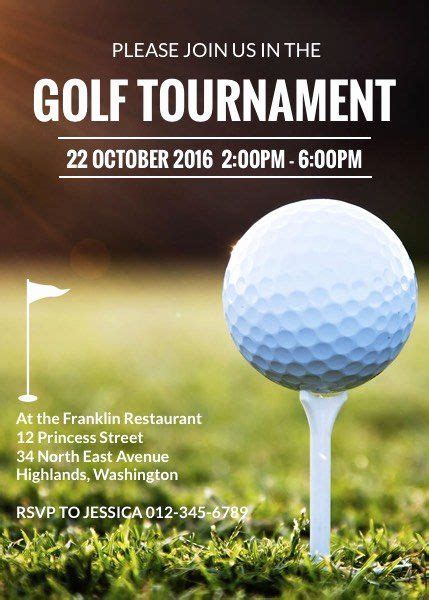 Golf Invitation Template Free Best Of Golf Tournament Invitation Template Golf Tournament