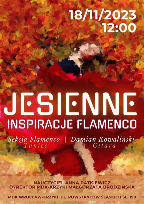 JESIENNE INSPIRACJE FLAMENCO Koncert Sekcji Flamenco 18 11 2023 MDK