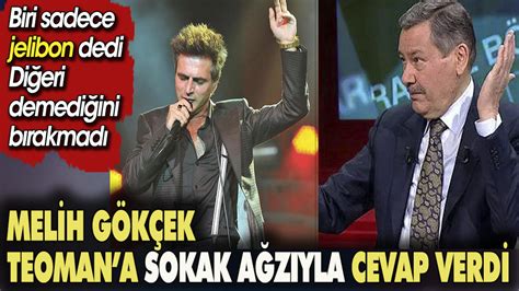 Ankara Büyükşehir eski belediye başkanı Melih Gökçek rockçı Teoman ı