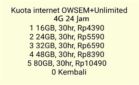 Paket Internet Axis Bulanan Termurah G G