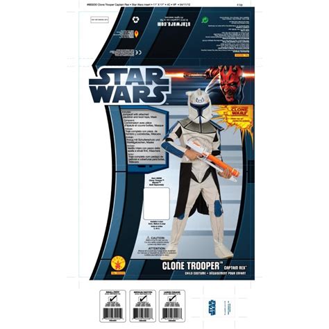 GeeksHive: Star Wars Clone Trooper Captain Rex Costume - Child's Large ...