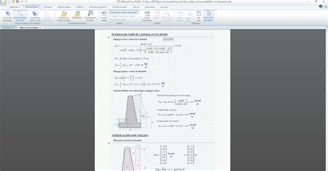 Hf Ingenieros DiseÑo De Muro De Gravedad Con Excel Y Mathcad Prime