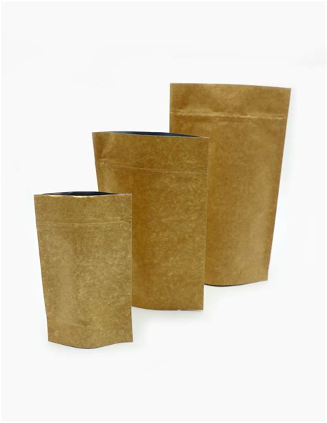 Kraft Bag Doypack Kraft Bags Zip Lock Bags Conservatis