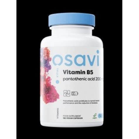 Osavi Vitamin B Pantothenic Acid Mg Caps