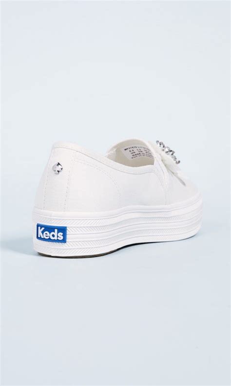 Keds X Kate Spade Triple Decker Flowers Slip On Sneakers Womens Fashion Footwear Sneakers On