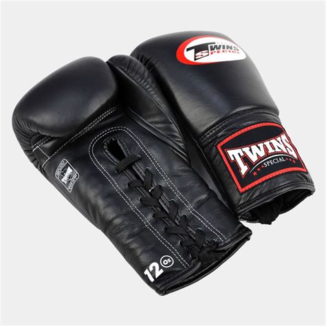 Twins Bgll1 Black Lace Up Boxing Gloves ‹ Fight Supplies Uk