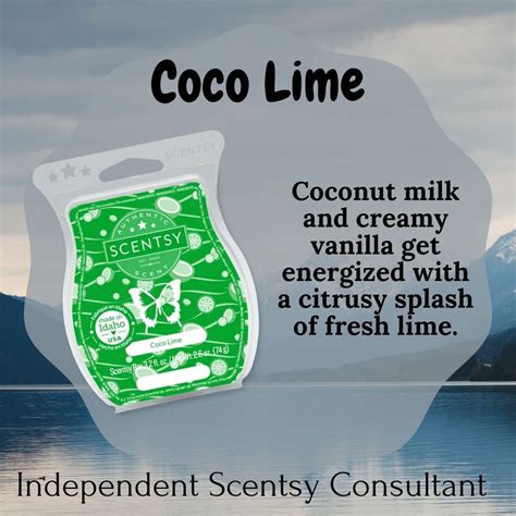 Coco Lime Scentsy Bar Mix And Match Buy 5 Get 1 Free Scentsy® Online