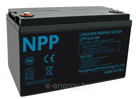 LiFePO4 аккумулятор NPP 12V 100Ah NSFD100Q10-LFP : продажа, цена в ...