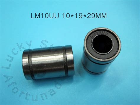 Lm Uu Bearing Mm Pcs Lot Lm Uu Mm Linear Ball Bearing