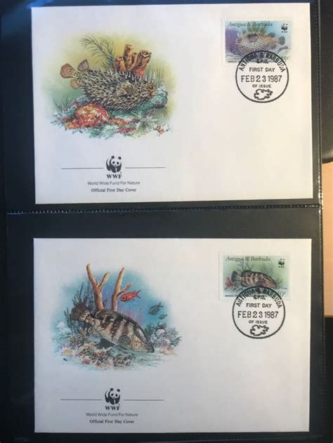 Wwf Antigua Barbuda Riff Fische Karibik Satz Ersttagbr Kaufen