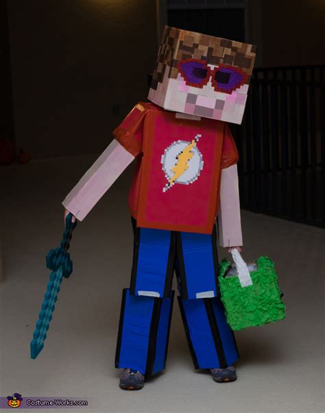 Alex in Minecraft Costume