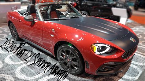 Fiat Spider Abarth Exterior And Interior Walk Around Youtube