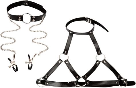 Piiknuo Bdsm Bondageset Fesseln Sexspielzeug Extrem Sex Sm Bondage Mit Halsband Nippelklemmen