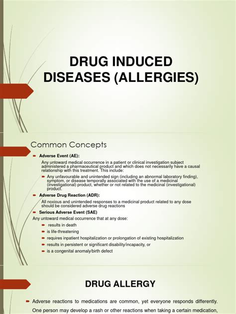 Drug Induced Allergies | PDF | Allergy | Allergen