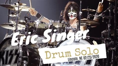 Kiss Eric Singer Drum Solo Live Lincoln Nebraska Youtube