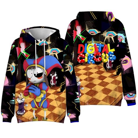 The Amazing Digital Circus Hoodie Anime Jax Pomni Cosplay Merch Women ...