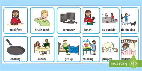 Visual Timetable Cards For Home Parents Home Routines