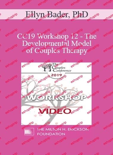 Cc19 Workshop 12 The Developmental Model Of Couples Therapy Advanced