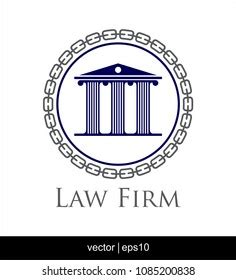 Law Firm Logo Vector Stock Vector (Royalty Free) 1085200838 | Shutterstock